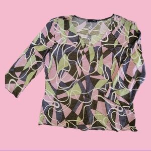 Jaipur blouse size Large, 19.5in across chest